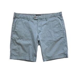 Ted Baker London Men’s Cotton Casual Shorts | Blue Grey Print | 38R
